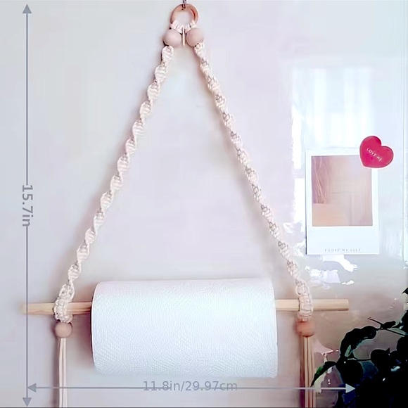 NEW: Soul Embellish Modern Home Decor Accent Handmade Kitchen PaperTowels Holder - Picture 3 of 10